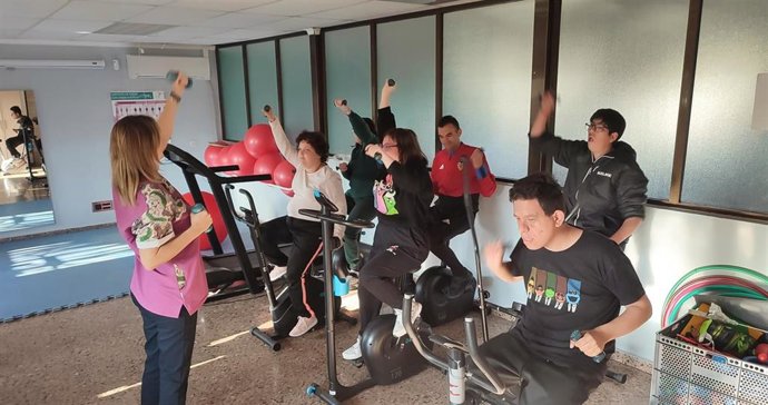 Fisioterapia en un centro ocupacional