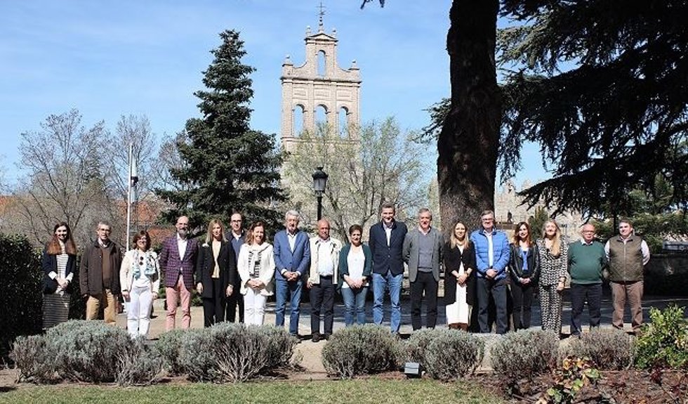 Los miembros del Consejo Rector de Eurocaja Rural.