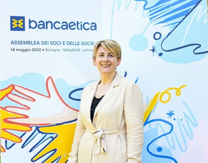 Archivo - Anna Fasano, presidenta de Banca Etica.