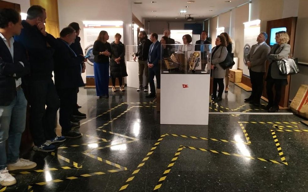 Exposición sobre la tragedia del Titanic  en el Instituto Asturiano de Prevención de Riesgos Laborales.