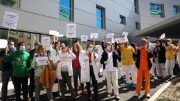 Protesta de sanitarios