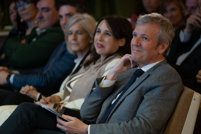 Rueda participa en un acto en A Fonsagrada este miércoles.