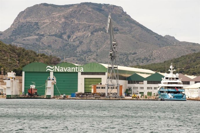 Archivo - Astilleros de Navantia en Cartagena