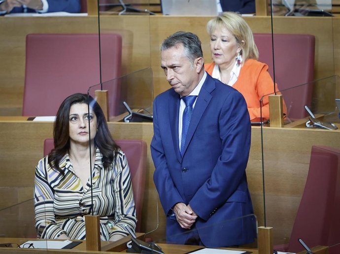 29.3.23, Valncia. Pleno De Les Corts Valencianes. Juan Luis Baixauli.  (Foto: José Cuéllar/Corts Valencianes)