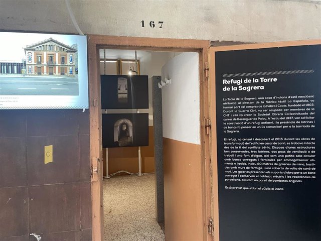 Una exposición en La Model de Barcelona recorre refugios antiaéreos de Barcelona