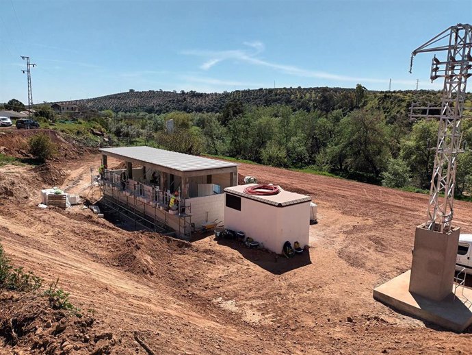 Las obras de emergencia del Sistema de Abastecimiento del Embalse de Martín Gonzalo en Montoro (Córdoba).