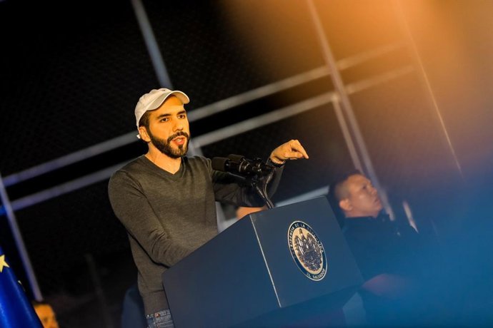 El presidente de El Salvador, Nayib Bukele