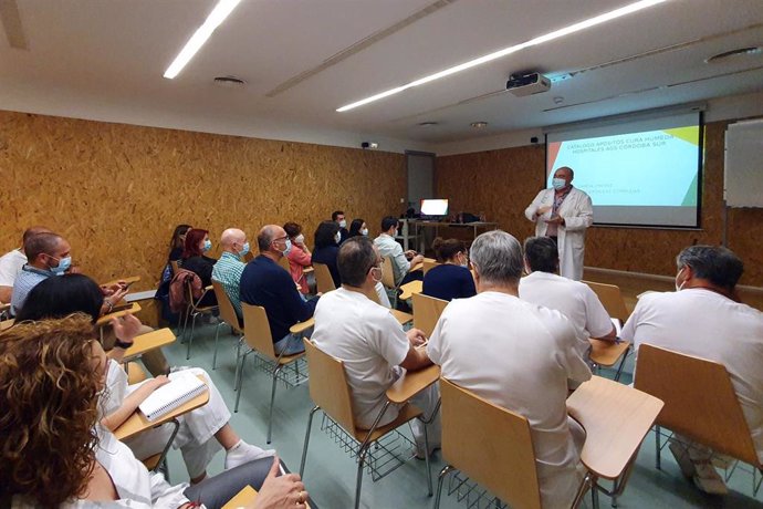 Presentación del catálogo en el Área de Gestión Sanitaria Sur de Córdoba.