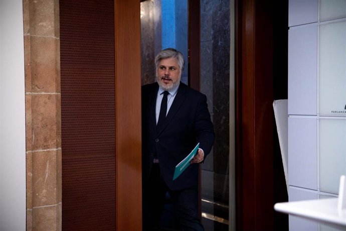 Archivo - El presidente de Junts en el Parlament, Albert Batet, en una foto de archivo