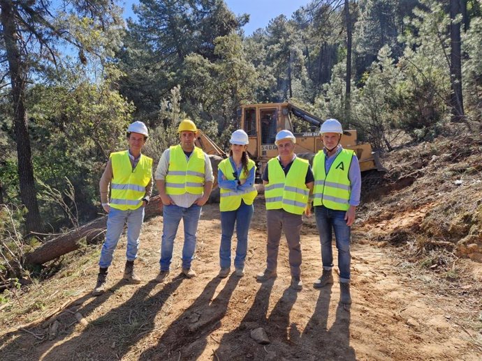 Visita a uno de los montes públicos del Plan de Gestión Integral de la Sierra Occidental de Córdoba.