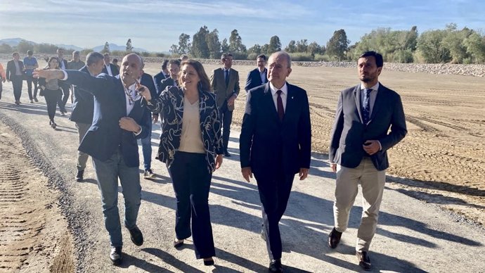 Visita de la consejera a la zona de actuación.