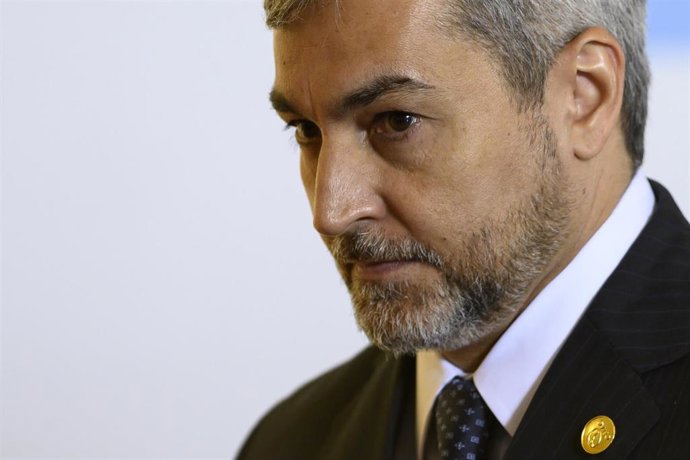 Archivo - El presidente de Paraguay, Mario Abdo