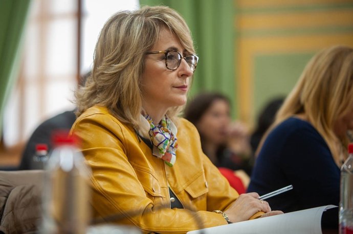 Archivo - La parlamentaria autonómica del PP por Cádiz, Pilar Pintor 