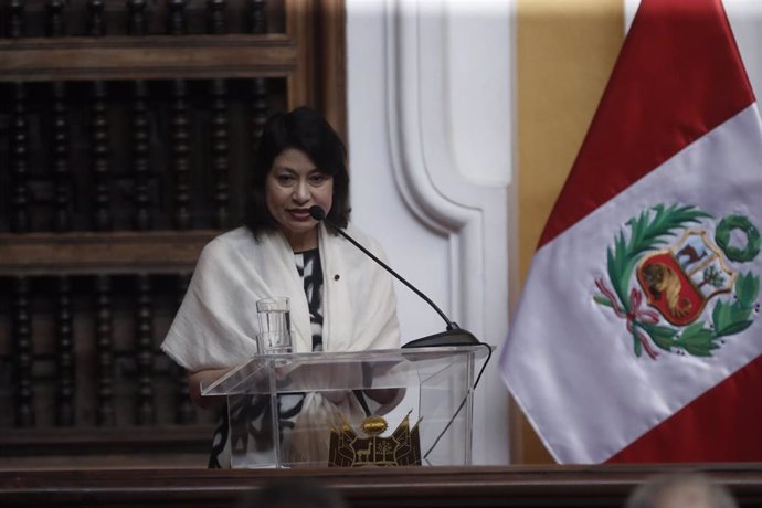 Archivo - La ministra de Exteriores de Perú, Ana Cecilia Gervasi
