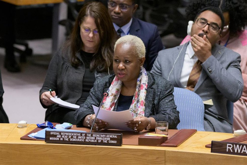 Archivo - La jefa de la Misión de Naciones Unidas en República Democrática del Congo (MONUSCO), Bintou Keita