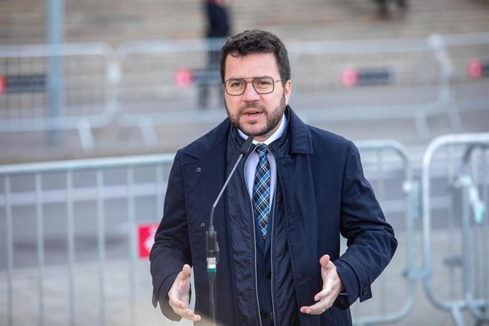 El presidente de la Generalitat de Catalunya, Pere Aragons