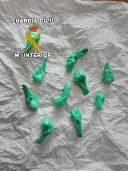 Archivo - Papelinas de cocaína intervenidas