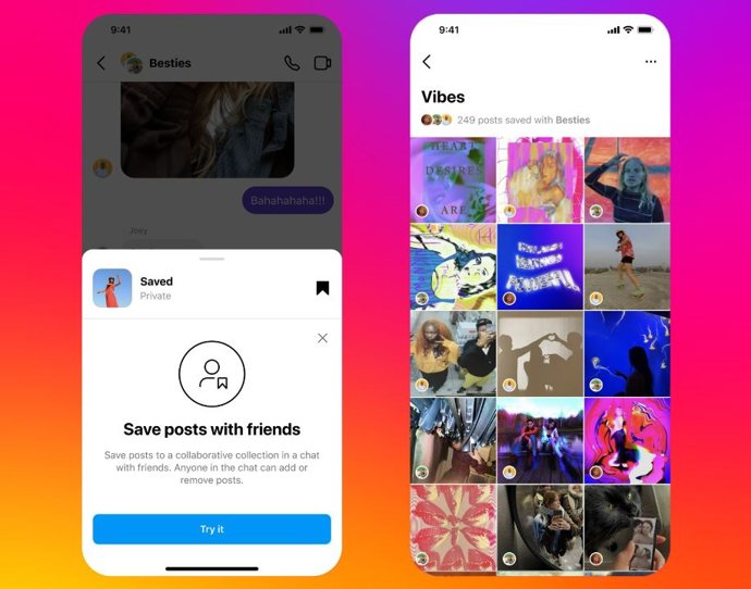 Colecciones colaborativas de Instagram