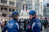 La capital se 'blinda' en Semana Santa con 1.350 policías municipales