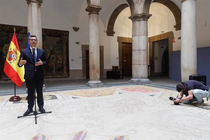 El ministro de la Presidencia, Relaciones con las Cortes y Memoria Democrática, Félix Bolaños