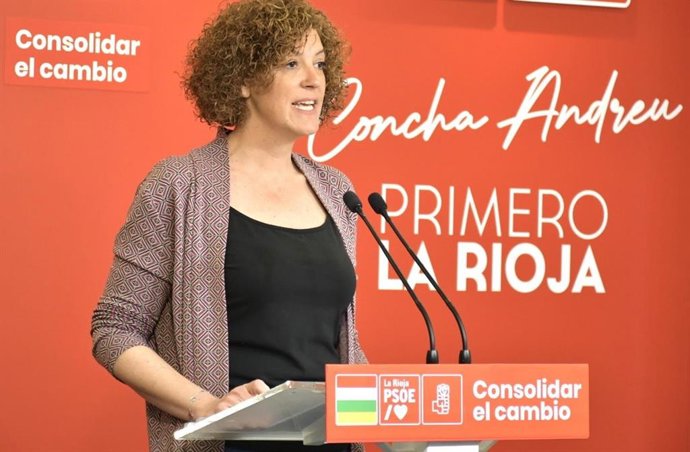 La secretaria de Organización del PSOE, María Marrodán, en comparecencia de prensa