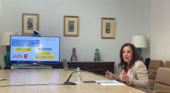 Catalina Madueñño durante la rueda de prensa