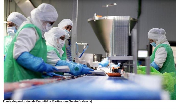 Planta de producción de Embutidos Martínez en Cheste
