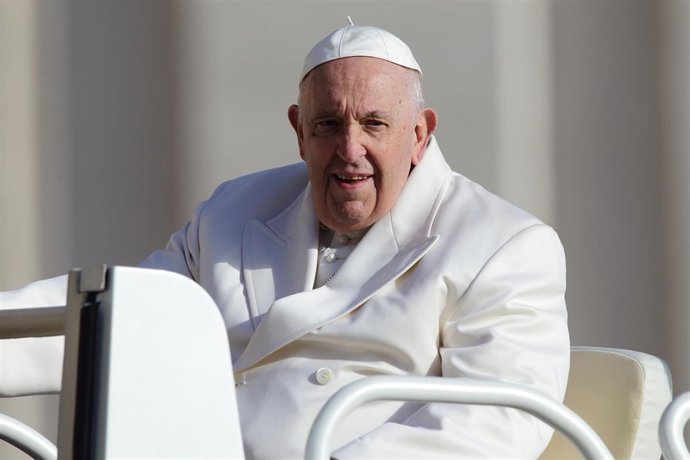 EL Papa enla audiencia general de este miércoles