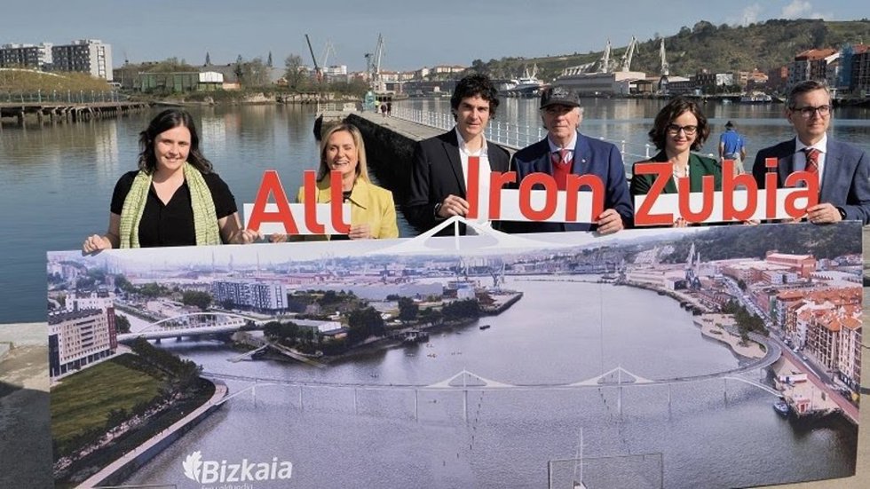 Presentación de la denominación que tendrá el puente móvil que unirá Barakaldo y Erandio.