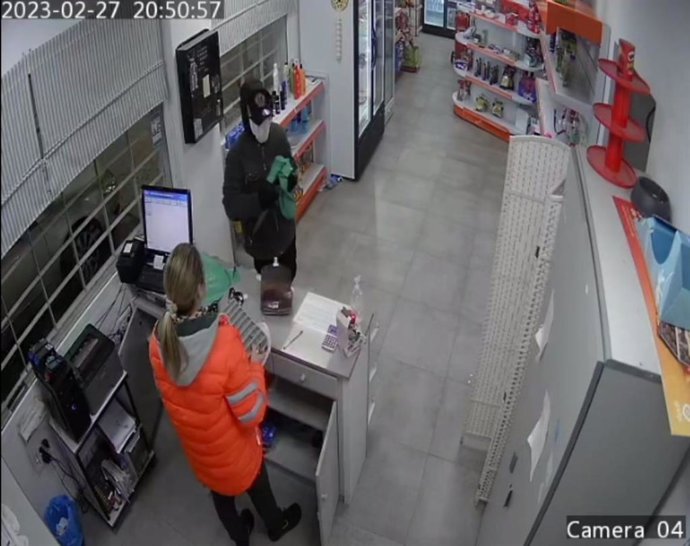 El presunto autor de los hechos en una de las gasolineras asaltadas