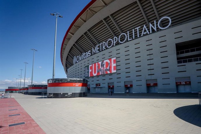 Archivo - Exterior del estadio deportivo Cívitas Metropolitano.