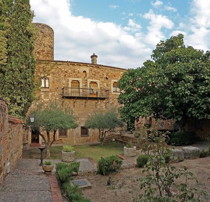 Jardín del Palacio de Carvajal de Cáceres