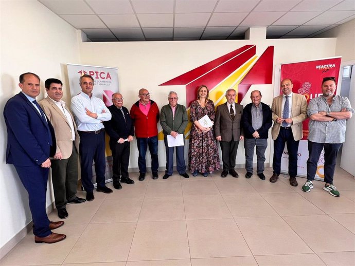 Peláez con la Asociación de Parques Empresariales de Sevilla