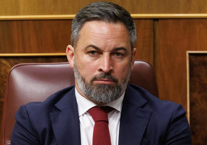 El líder de Vox, Santiago Abascal