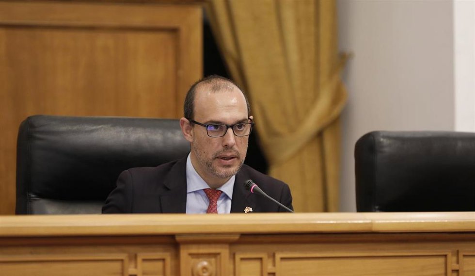 Archivo - El presidente de las Cortes, Pablo Bellido