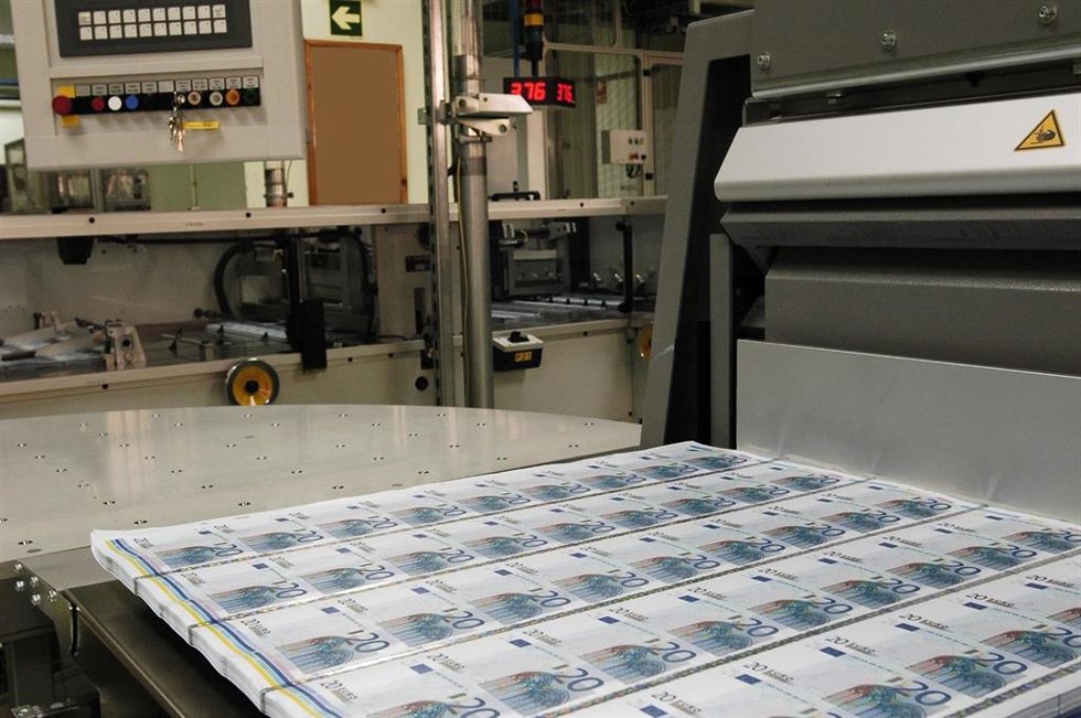 Archivo - Fabricación De Billetes De Euros En La Fábrica Nacional De Moneda Y Timbre
