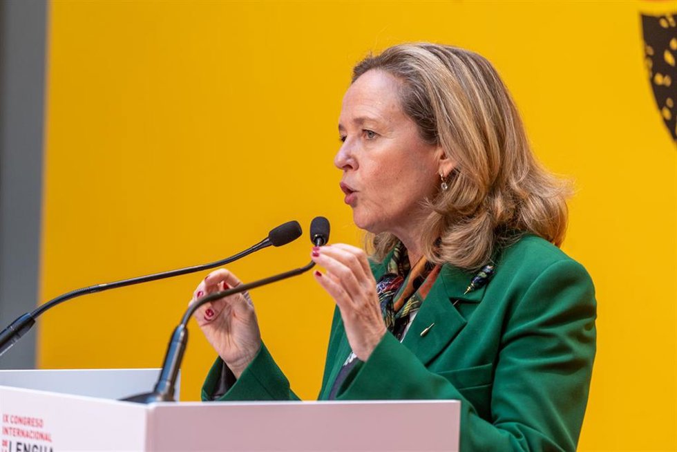 La vicepresidenta primera y ministra de Asuntos Económicos y Transformación Digital, Nadia Calviño.