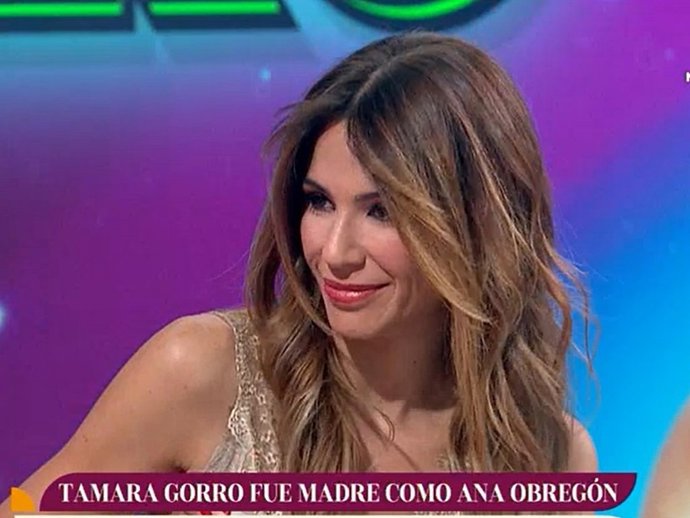 TAMARA GORRO EN EL PLATÓ DE 'Y AHORA SONSOLES'