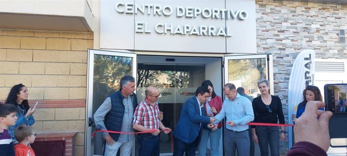 Inauguración del gimnasio municipal de Valdepeñas