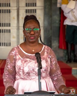 La ministra de Exteriores de Burkina Faso, Olivia Rouamba.