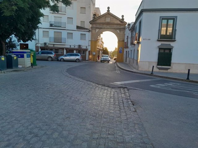 Variante de Osuna en el tramo del Arco de la Pastora.