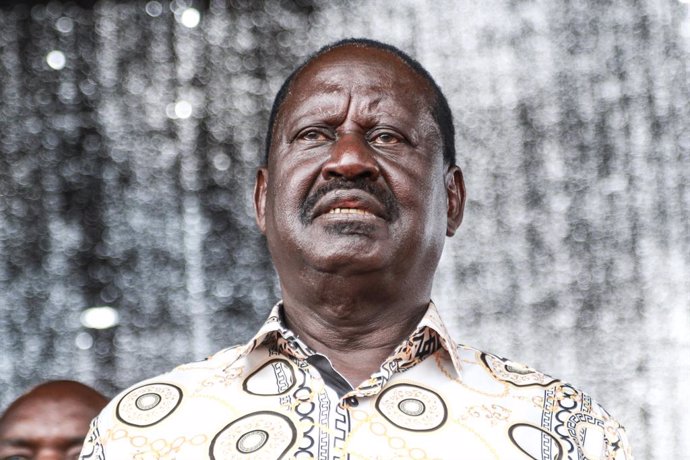 El líder opositor de Kenia y ex primer ministro Raila Odinga