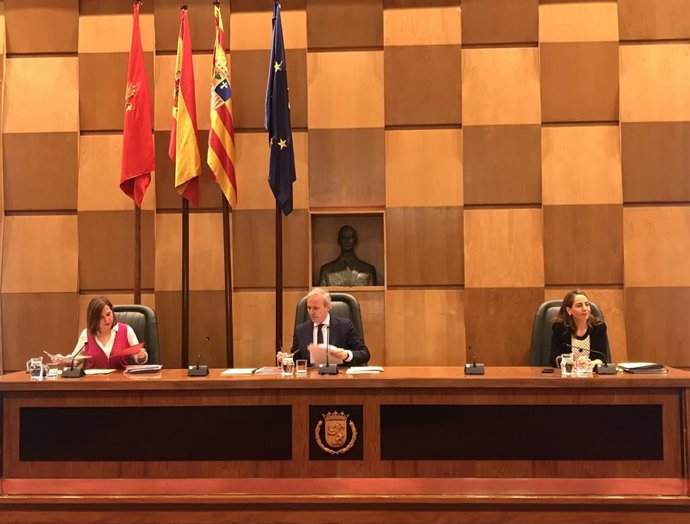 Pleno del ayuntamiento de Zaragoza