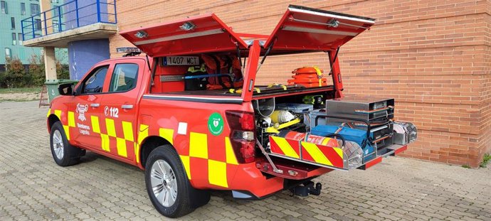Nuevo pick up de Bomberos