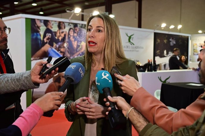 La presidenta del PP de Extremadura, María Guardiola