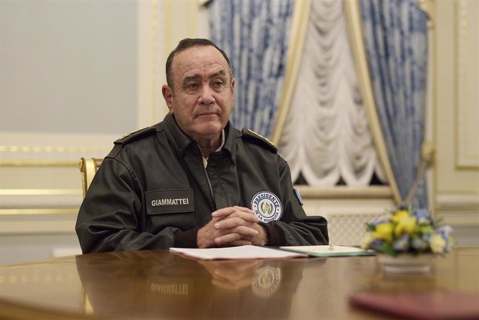 Archivo - Alejandro Giammattei, presidente de Guatemala