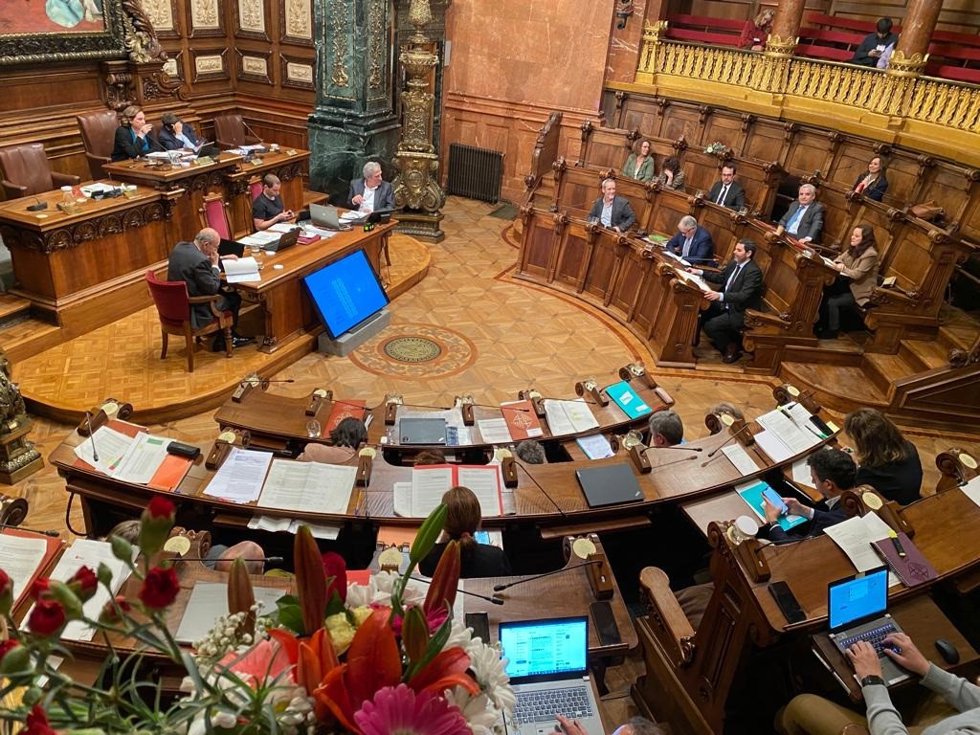 Pleno del Ayuntamiento de Barcelona del mes de marzo.