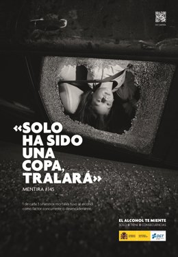 La Dirección General de Tráfico (DGT) ha lanzado, coincidiendo con la Operación Especial de Semana Santa, una nueva campaña de concienciación centrada en esta ocasión en el alcohol