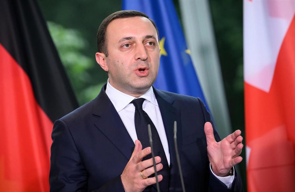 Archivo - El primer ministro de Georgia, Irakli Garibashvili