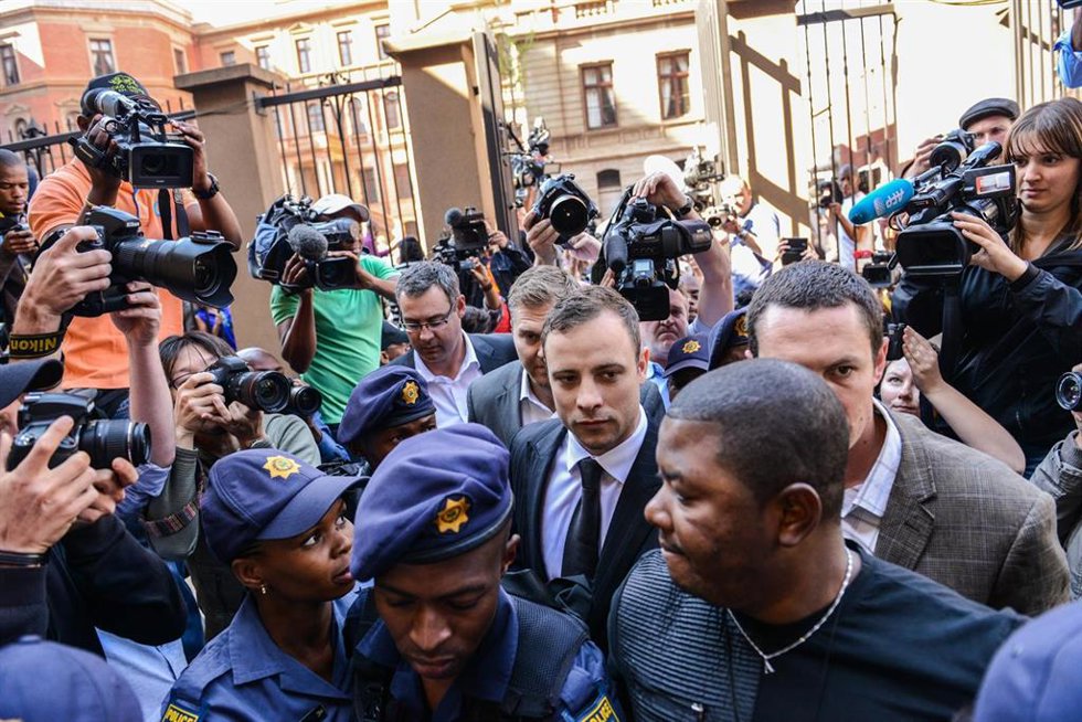 Archivo - El ex atleta sudafricano Oscar Pistorius 